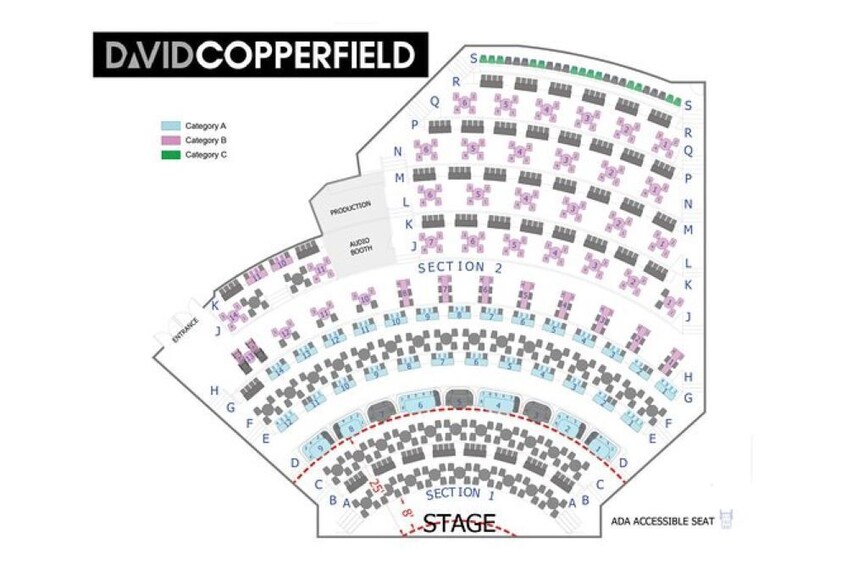 Mgm Grand David Copperfield Seating Chart