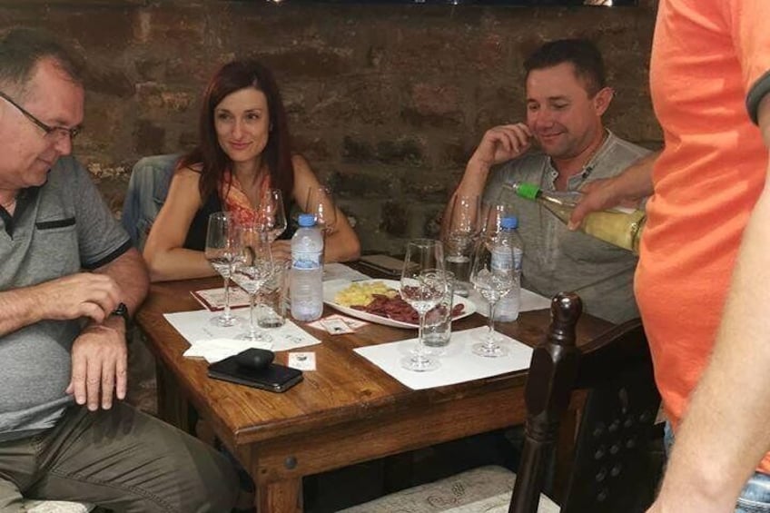 Tasting of 5 Wines