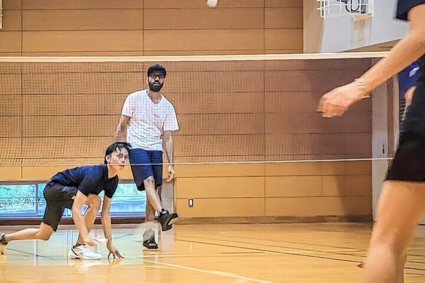 Badminton in Osaka with local players!