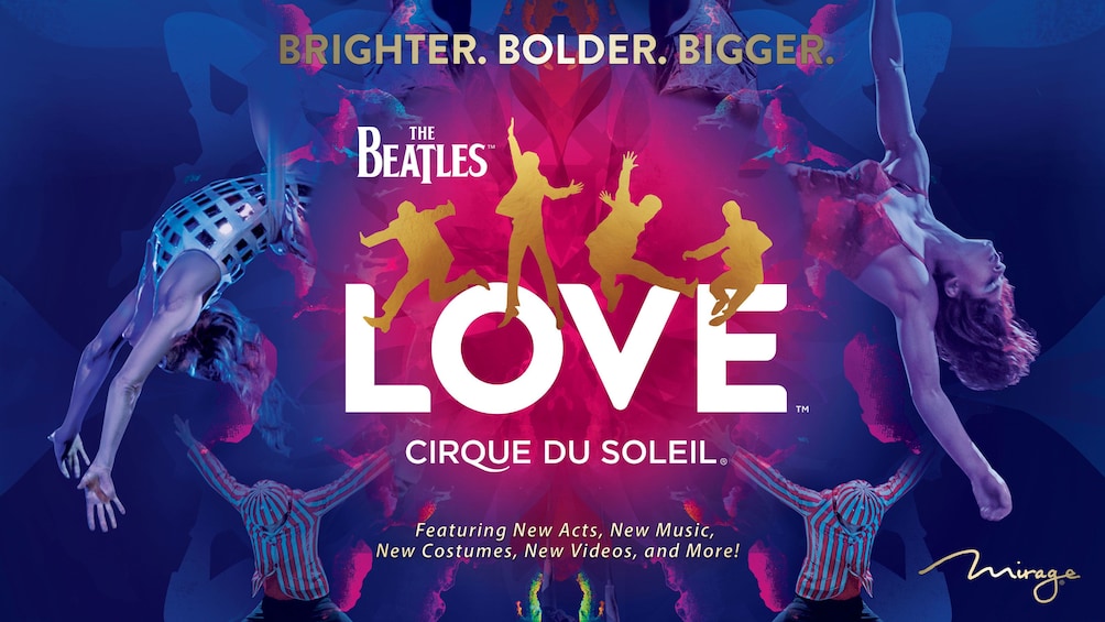 Promo design for Love by Cirque Du Soleil