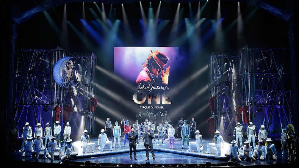 Cirque du Soleil® performs tributes to Michael Jackson in One, at Mandalay Bay
