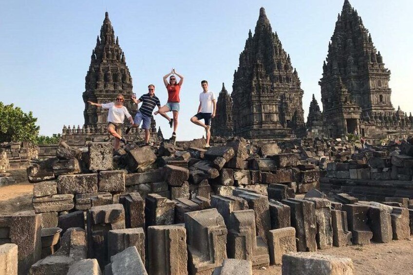 Enjoy the moment at Prambanan Temple