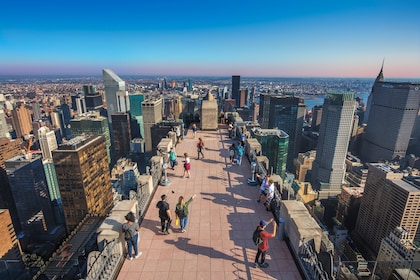 New Yorks beste Aussicht auf die Skyline, Top of the Rock im Rockefeller Ce...
