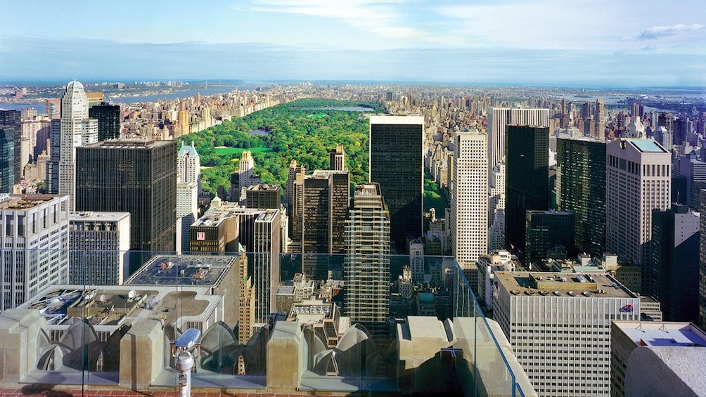 View from of Rockefeller Center in New York