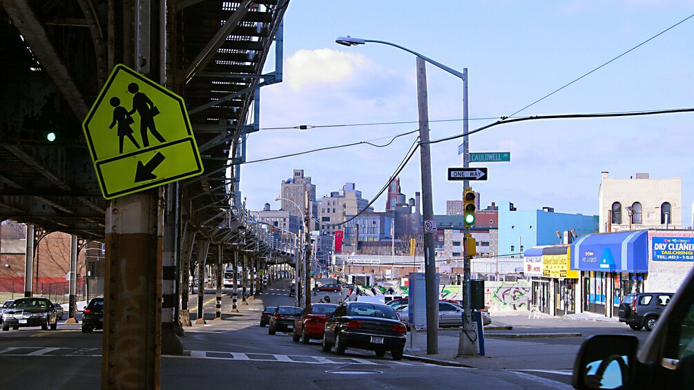 Street in the Bronx in New York