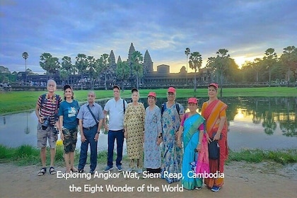 Sunrise Angkor Wat 1 Day Tour , Bayon, Angkor Thom,Ta Promh
