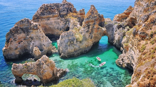 Excursiones en barco por Lagos a las grutas de Ponta da Piedade y la bahía ...