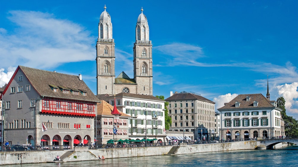 waterfront buildings in zurich