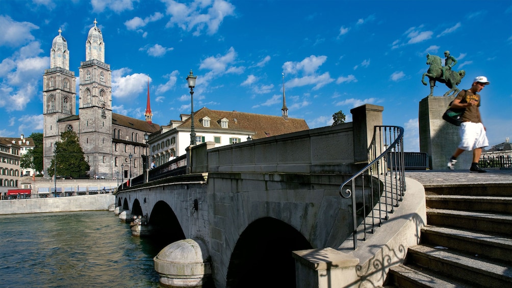 bridge and canal view in Garmany