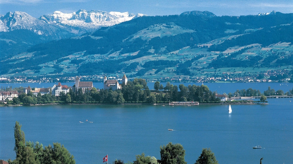 mountain and lake view in Germany