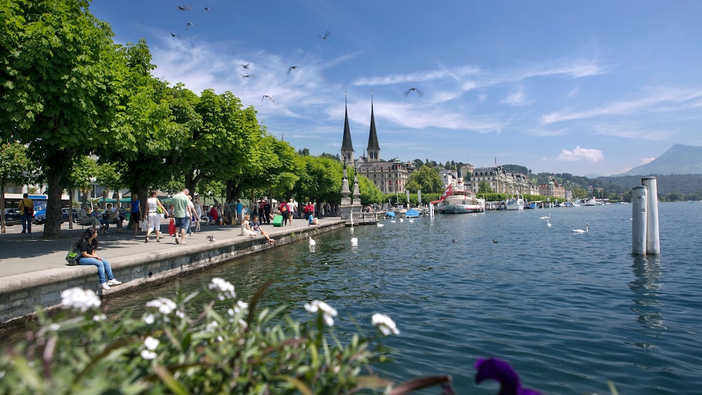 city view in zurich