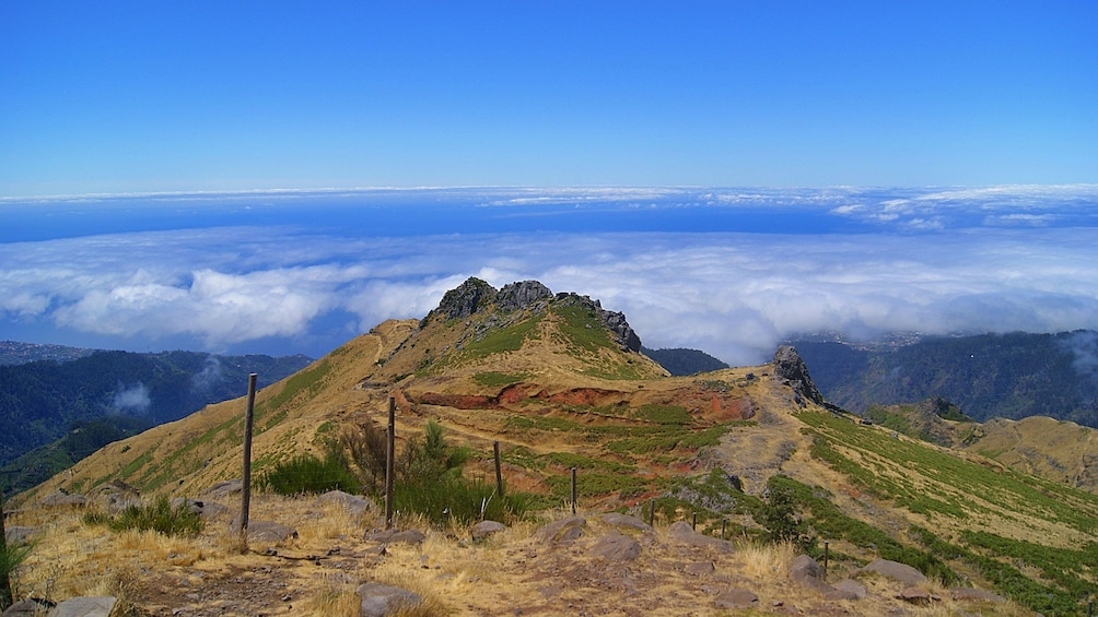 View from a peak in Madeira
