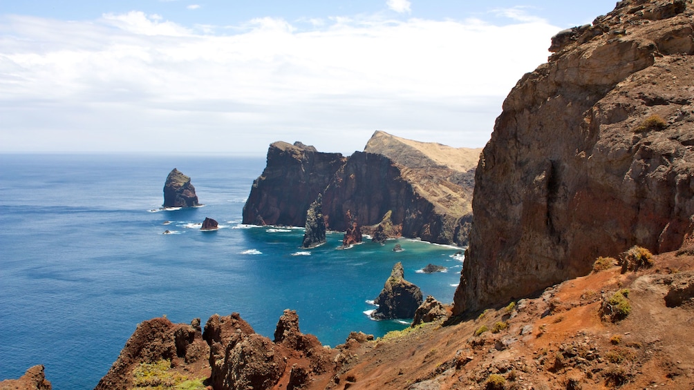 Rock formations on the coast of Santana