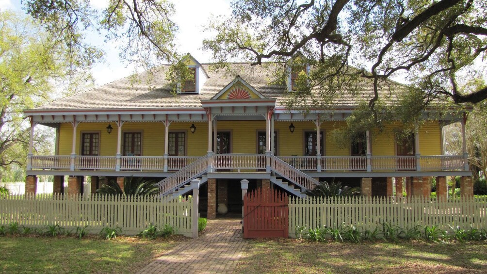 entrance to the Laura Plantation in New Orleans