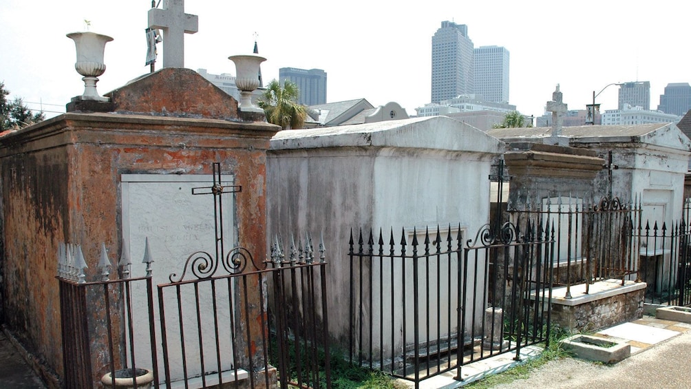 French quarter cemetery in New Orleans