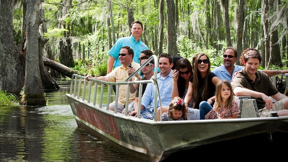 Show item 5 of 8. New Orleans Night Swamp Tour (With Transportation)