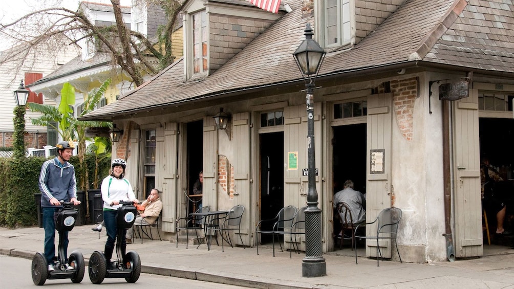 Show item 1 of 4. Riding segway in the streets of New Orleans
