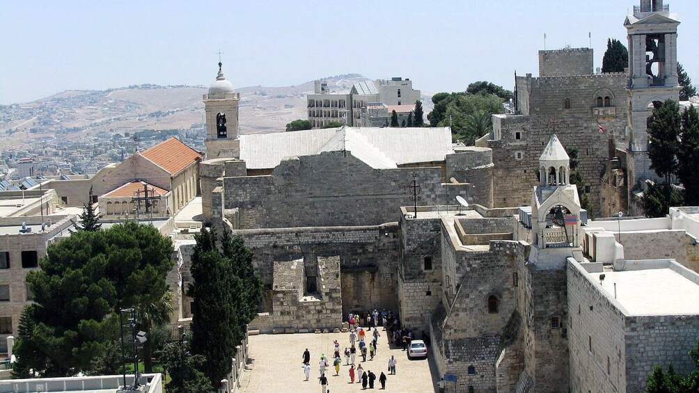 The remains of an ancient church in bethlehem 