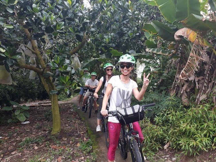 Experience the real Mekong countryside by bikes