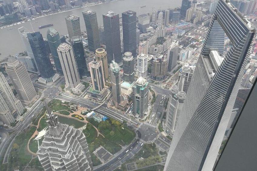 Bird view from Shanghai Tower