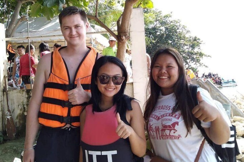 Private Whale Shark Watching and Canyoneering in Kawasan Falls Tour