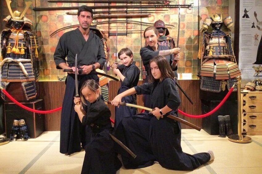 Samurai Sword Experience in Kyoto (Family & Kid Friendly）