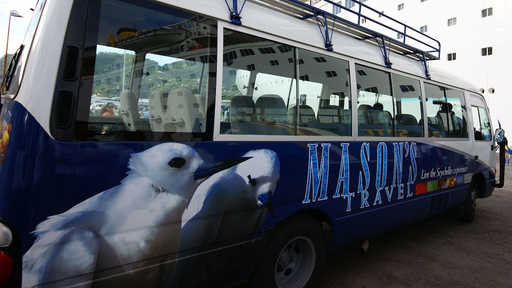 Show item 5 of 5. Mason's travel bus in Seychelles