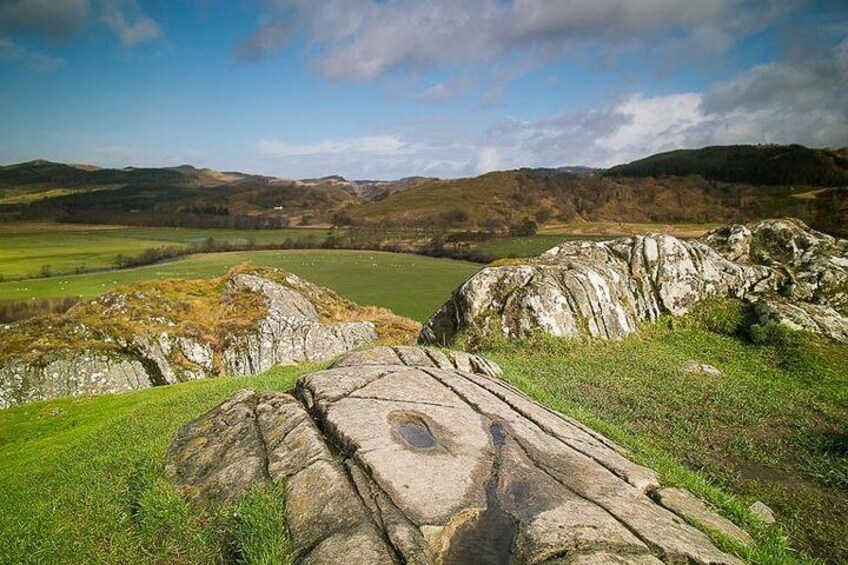 Dunadd Hill Fort - Footprint.