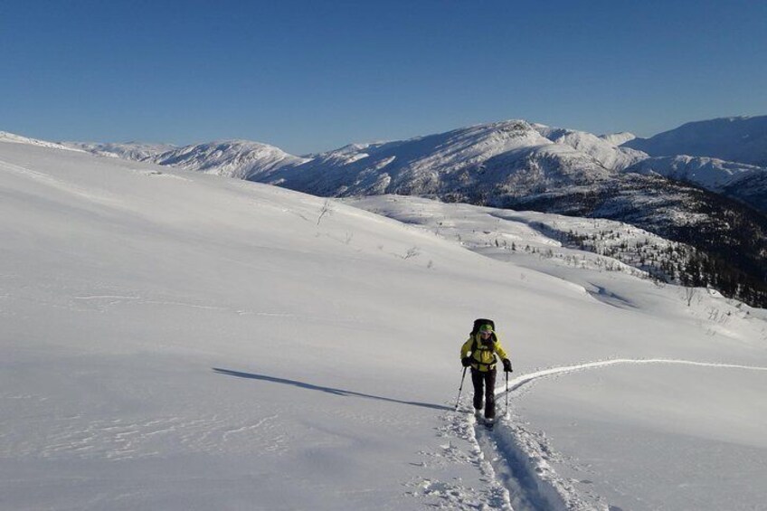 Skiing in Mo I Rana