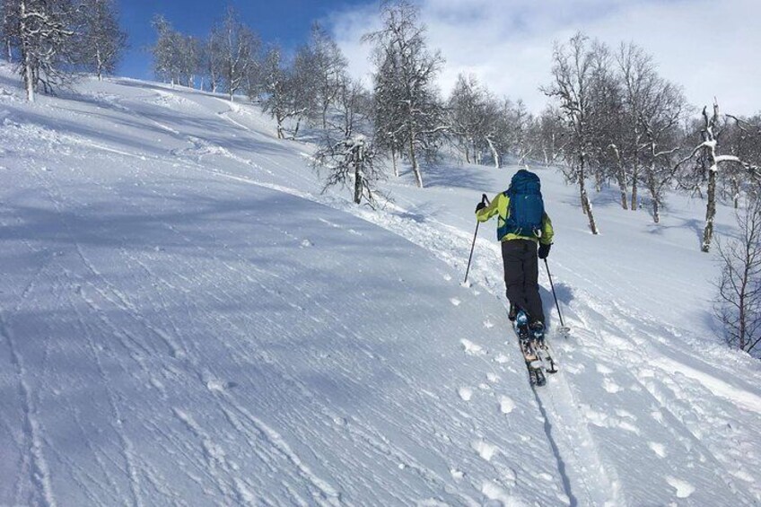 Skiing in Mo I Rana