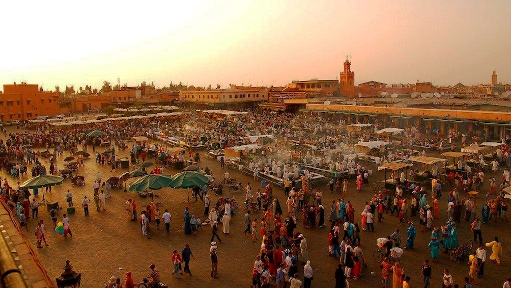 Jamaa el Fna market place in Marrakesh