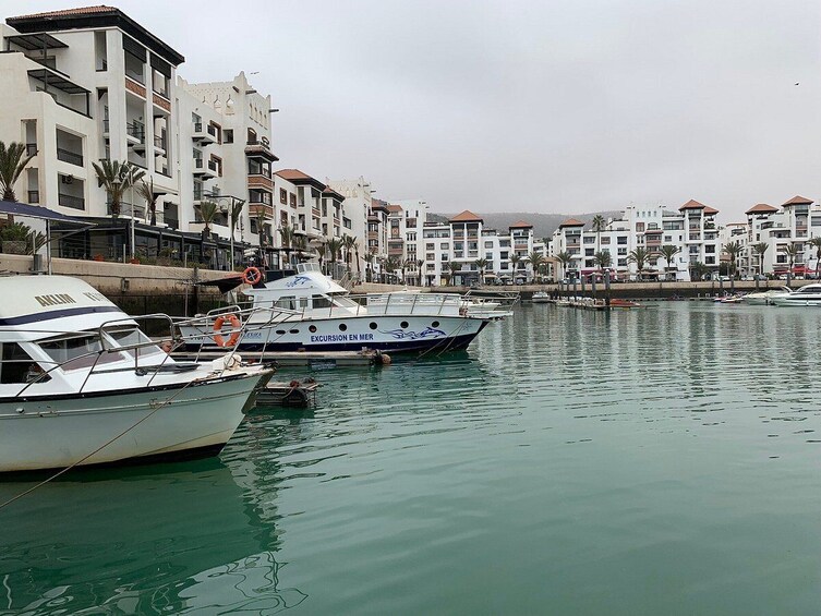 Agadir from the Atlantic - cruising the coast