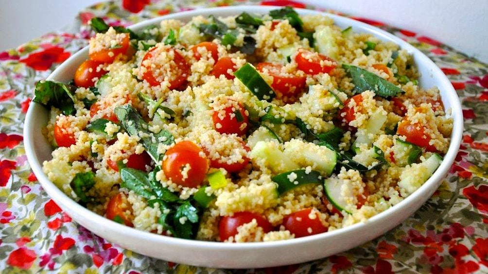 Couscous salad in Agadir