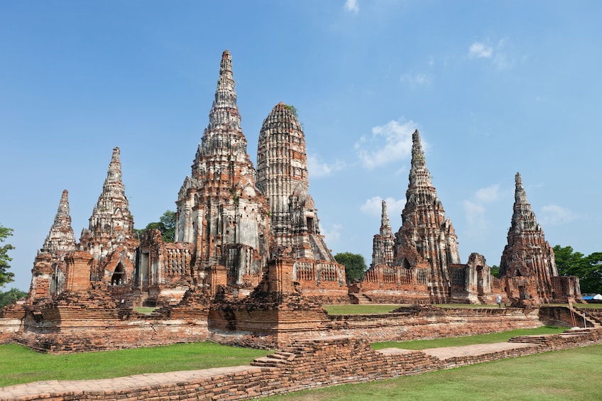 Ayutthaya Ancient Capital with River Cruise, Lunch & Palace