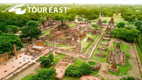 Die alte Hauptstadt Ayutthaya mit Flussfahrt, Mittagessen und Palast