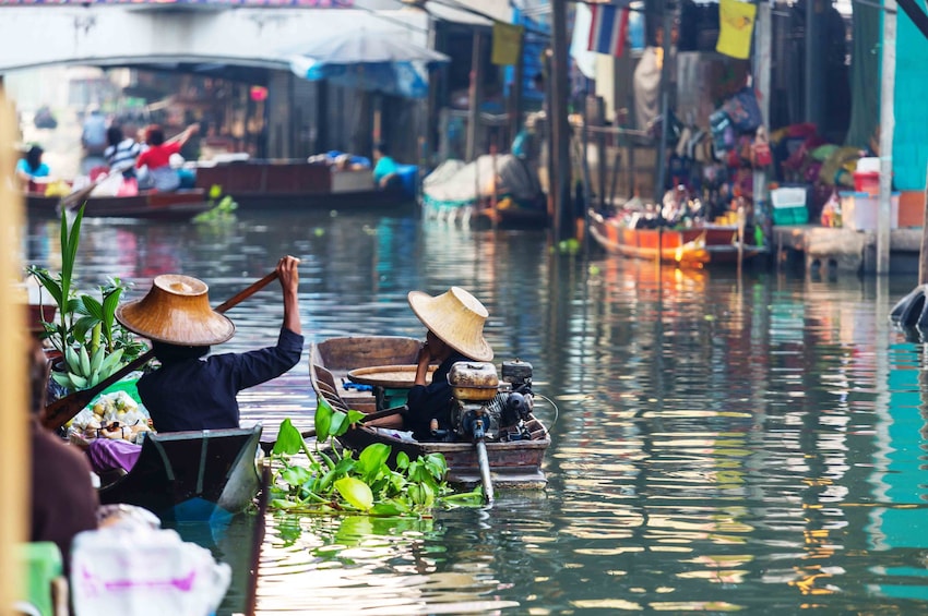  Floating Market with Long-Tail Boat & Thai Village Tour