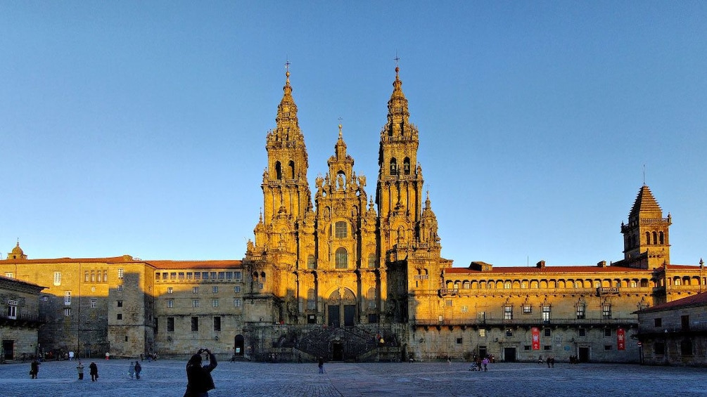 visit the Santiago de Compostela Cathedral in Spain