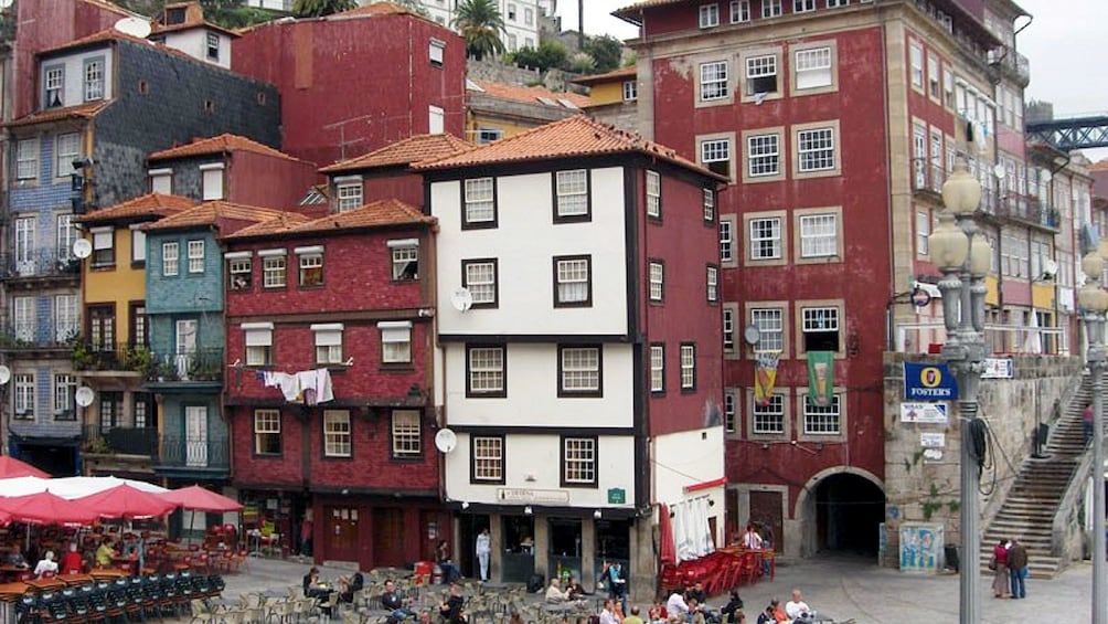 outdoor dining area in Porto City