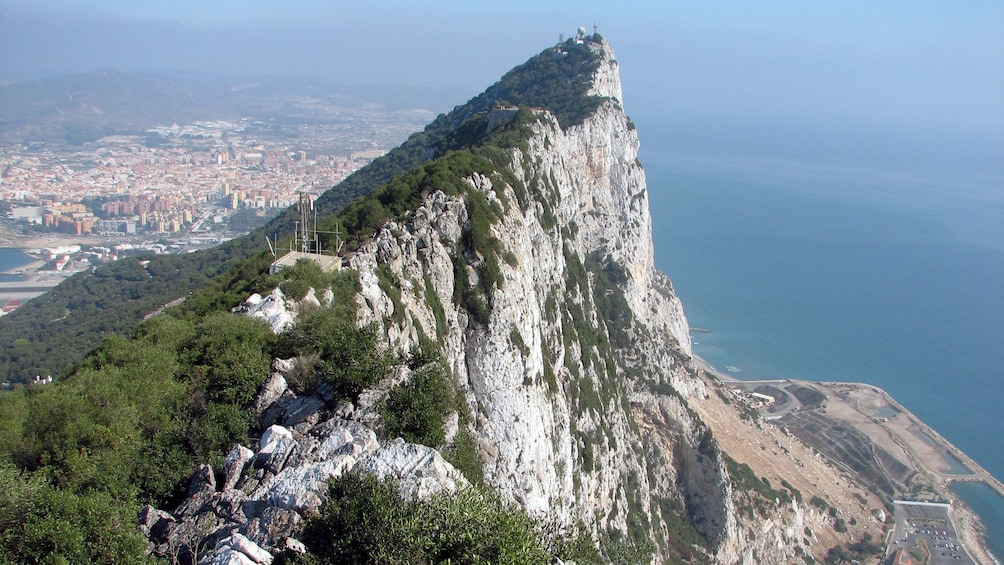 tall mountain peak in Gibraltar
