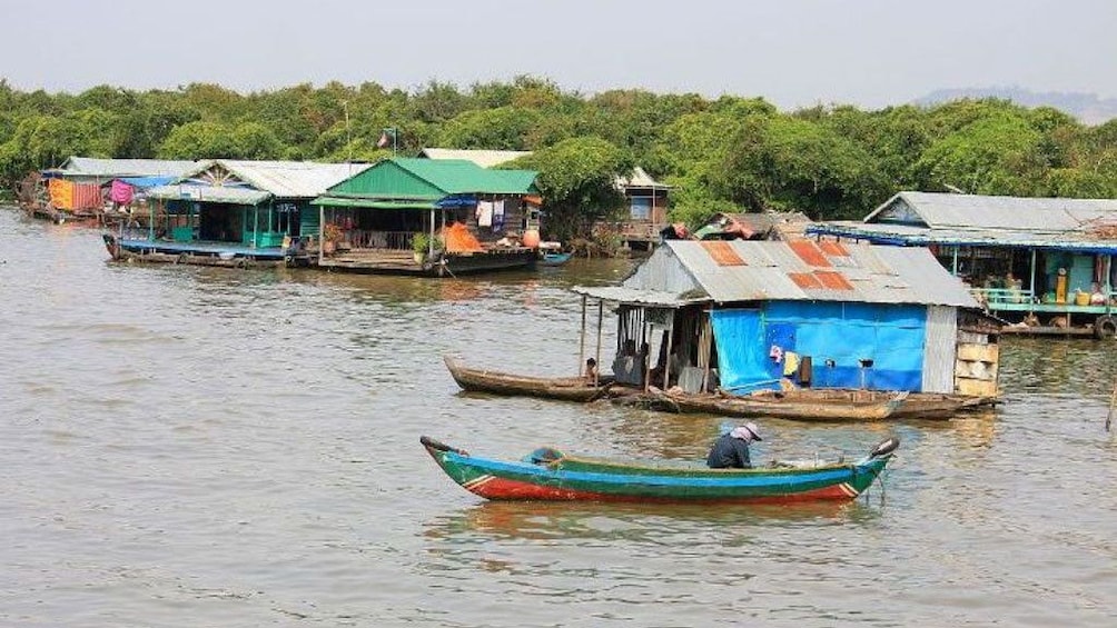 Gorgeous view of Tonle Sap Lake in Sieam Reap 