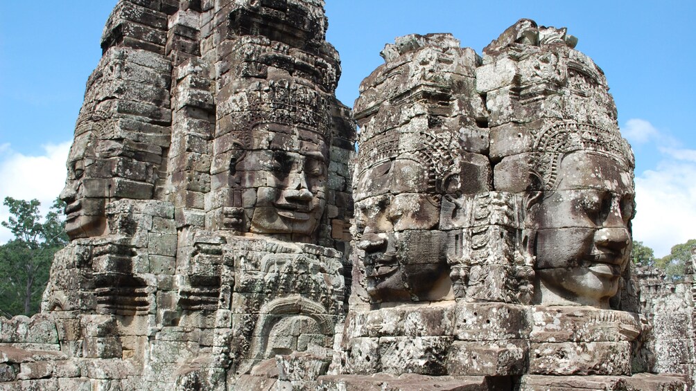Breathtaking view of shrines in Angkor Wat