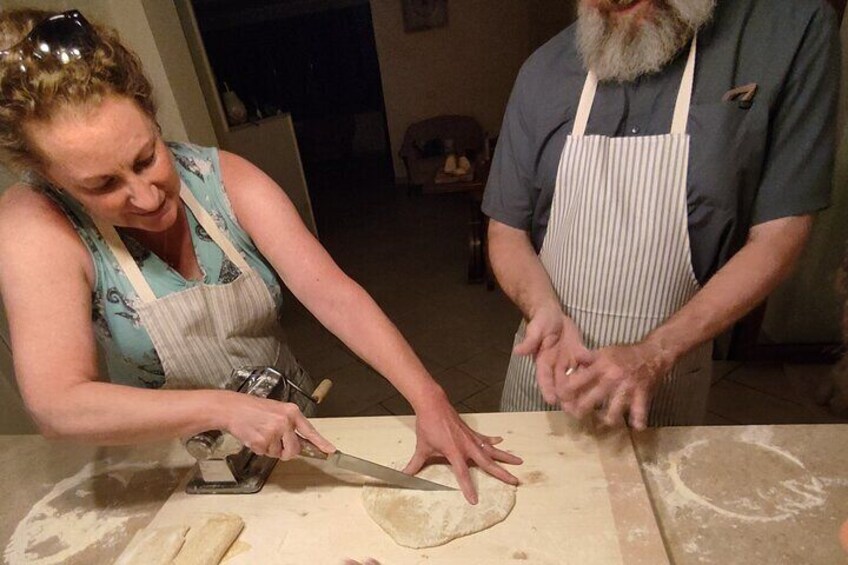 cooking class with chef Stefano