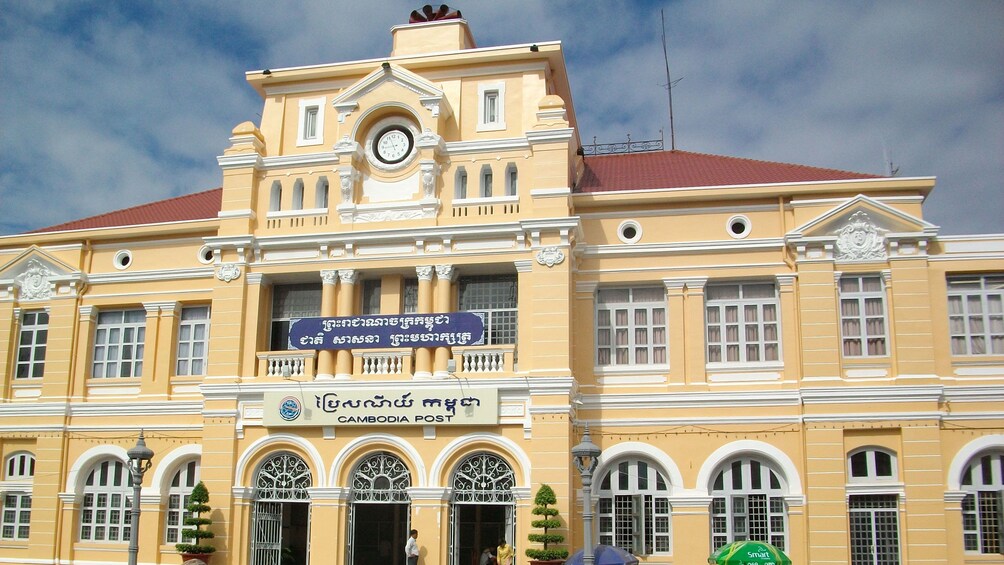 The cambodia post office in Phnom Penh