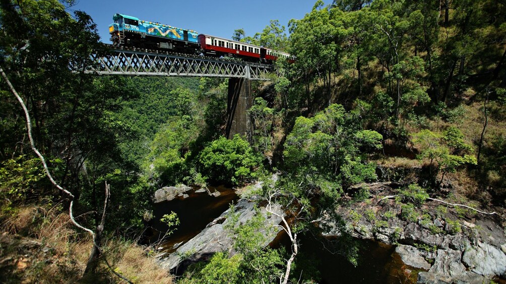 Show item 5 of 5. View from the ground of the Kuranda Scenic Railway