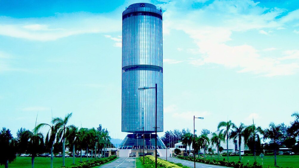 Show item 2 of 5. Blue building in Kota Kinabalu