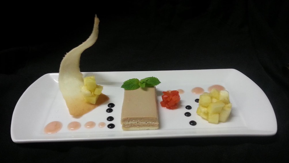 Modern plated dessert from Nocti Vagus