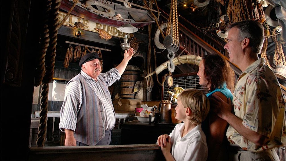 Entertainer in character at the Shipwreck Treasure Museum in Key West