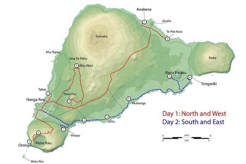 All of the archaeological highlights will be covered with this tour