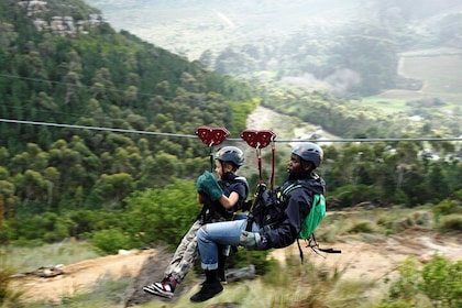 Zip-lining in Cape Town - Based at the Foot of the Table Mountain Reserve
