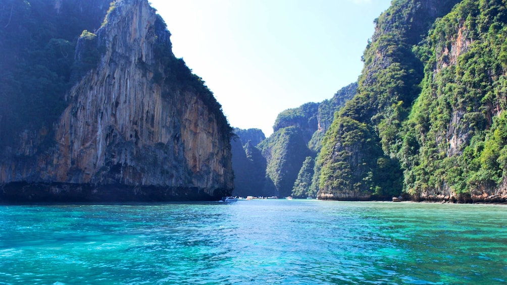 coastline and cliffs in thailand